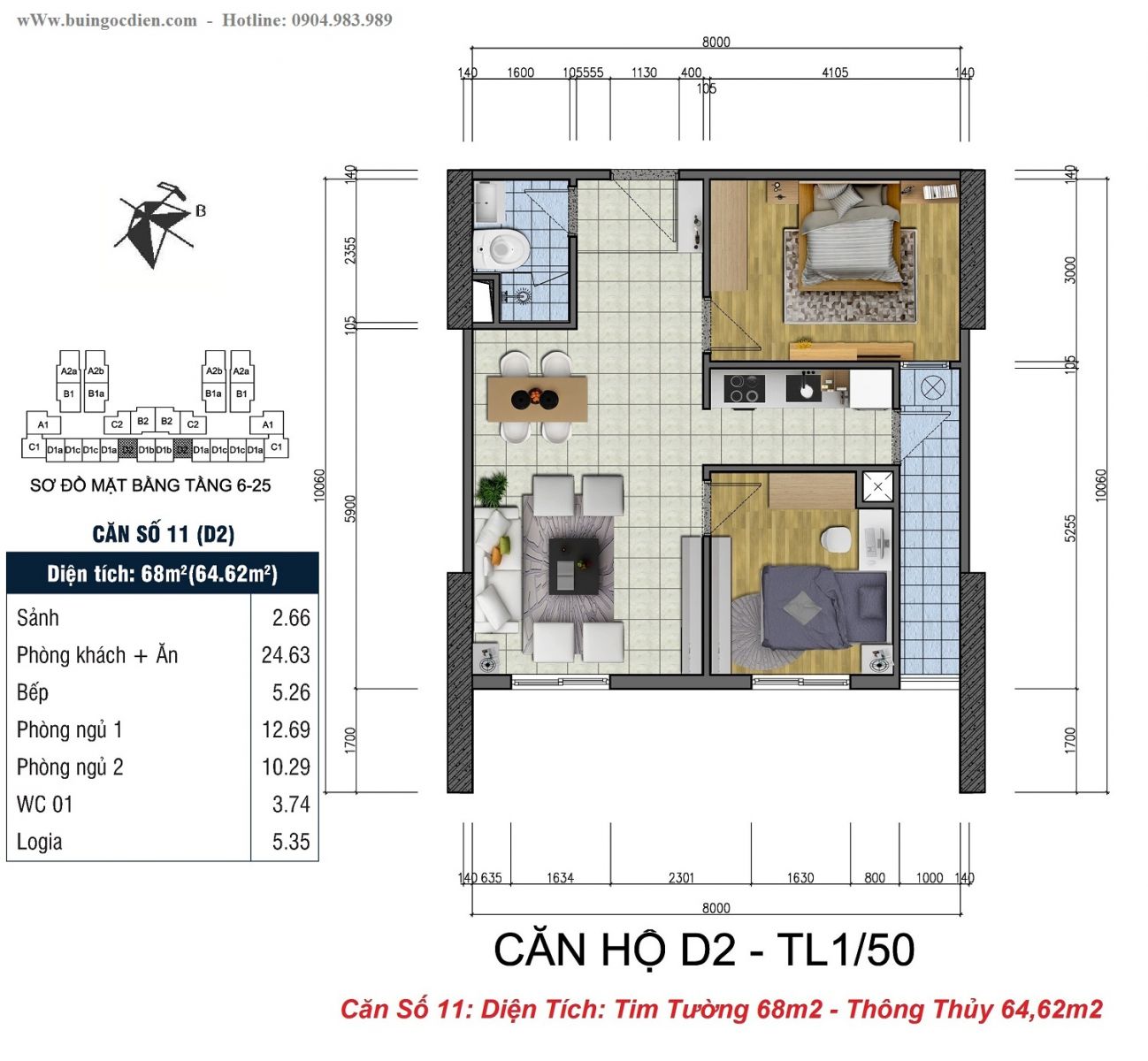 căn số 11 goldsilk complex