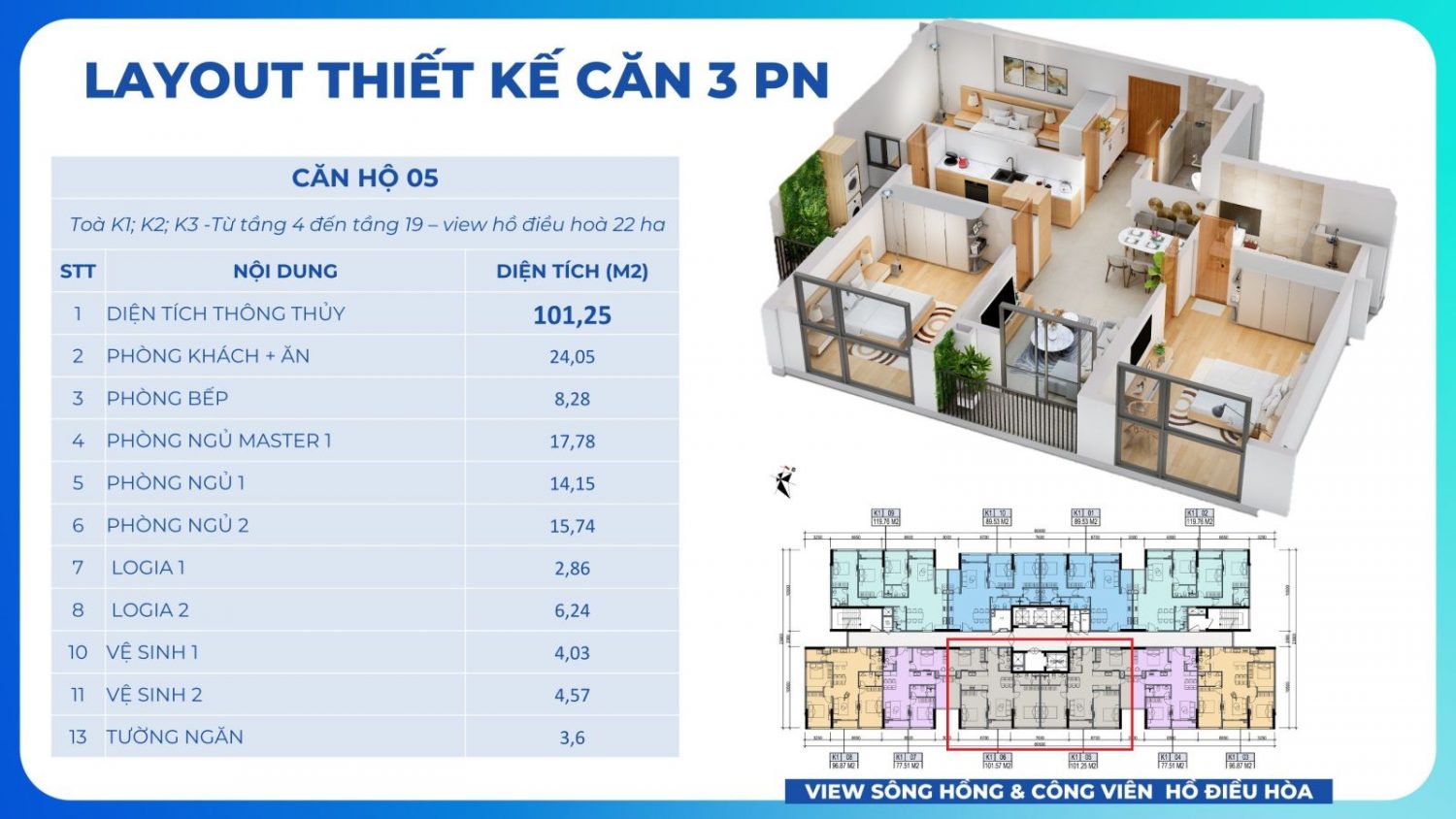 THIẾT KẾ CĂN HỘ KHAI SƠN CITY
